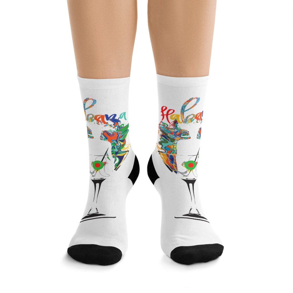 CBC- CopaBana Collection- DTG Socks SILHOUETTE MARTINI