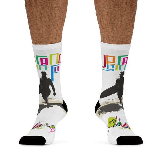 HBC- Habana Beach Collection- DTG Socks VERANO SURF