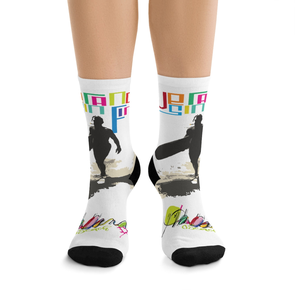 HBC- Habana Beach Collection- DTG Socks VERANO SURF