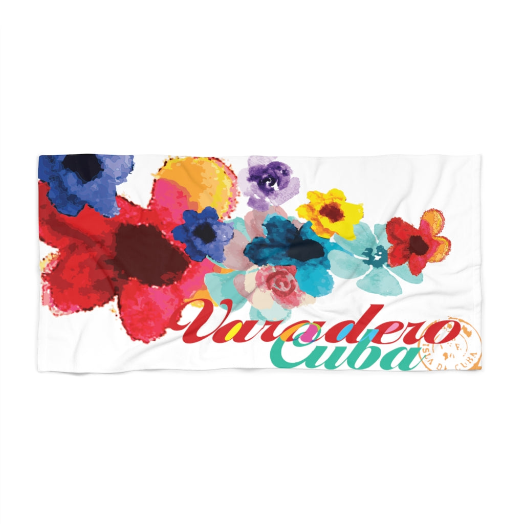 BVC- BanaVieja Collection- Beach Towel VARADERO FLOWERS