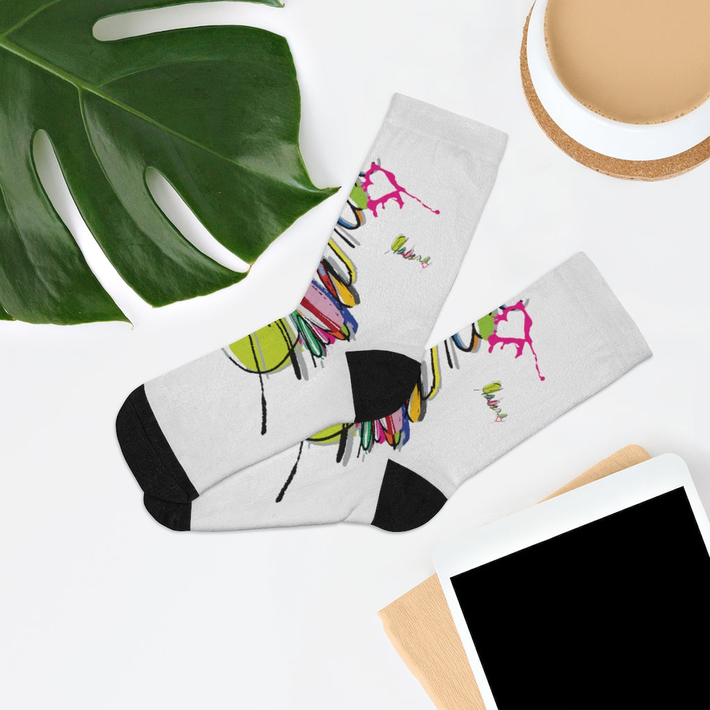 HBC- Habana Beach Collection- DTG Socks HABANA LOVE