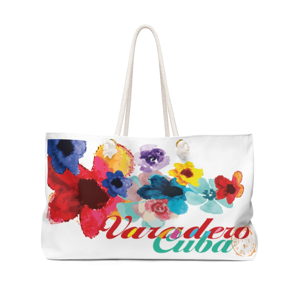 BVC- BanaVieja Collection- Weekender Bag VARADERO FLOWERS