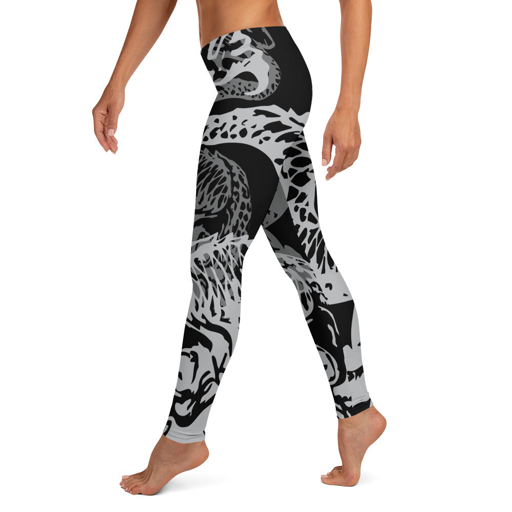 HYC- Habana Yacht Club- Leggings BLACK DRAGON