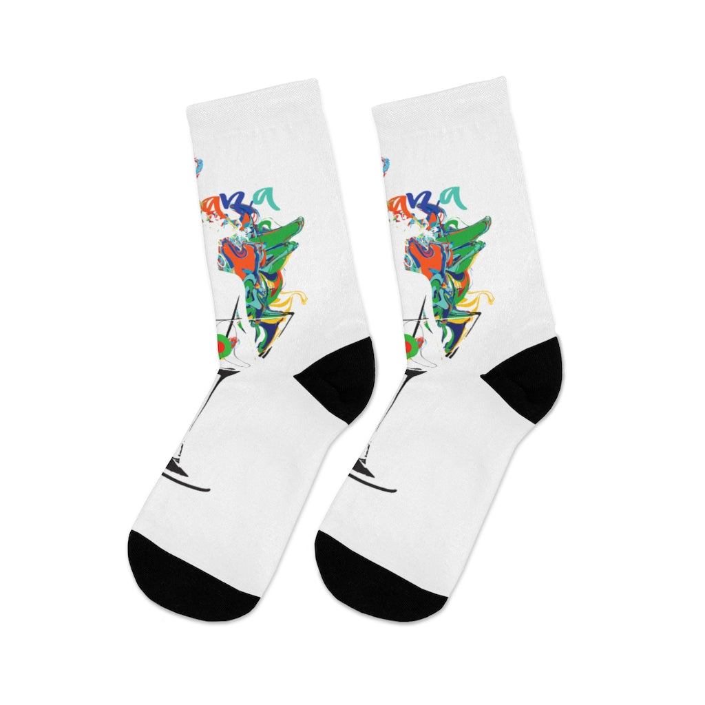 CBC- CopaBana Collection- DTG Socks SILHOUETTE MARTINI