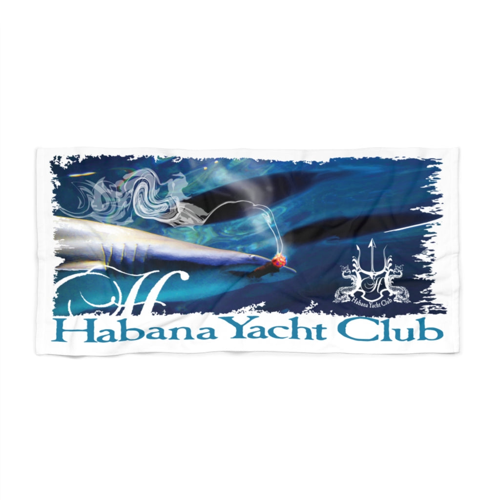 HYC- Habana Yacht Club- Beach Towel CIGAR SHARK