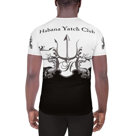 HYC- Habana Yacht Club- All-Over Print Men's Athletic T-shirt TRIDENT