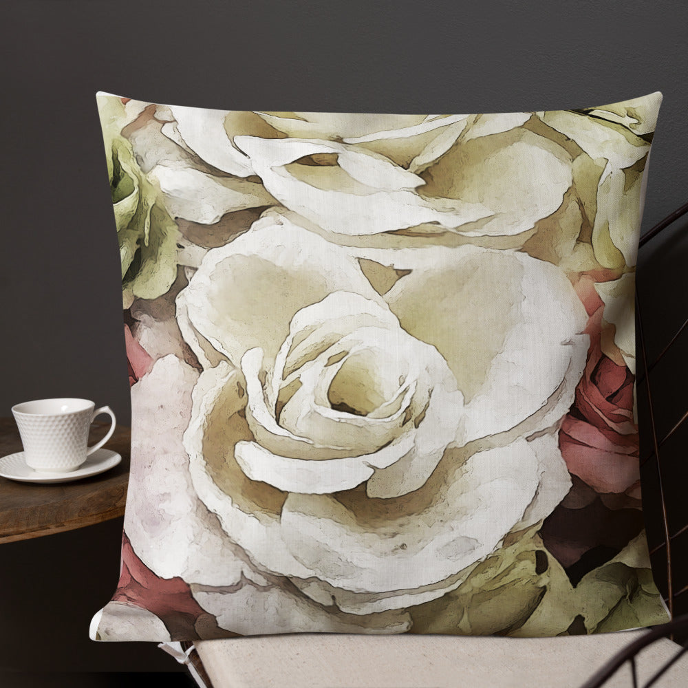 BVC- BanaVieja Collection- Premium Pillow SENSUAL FLOWERS 2