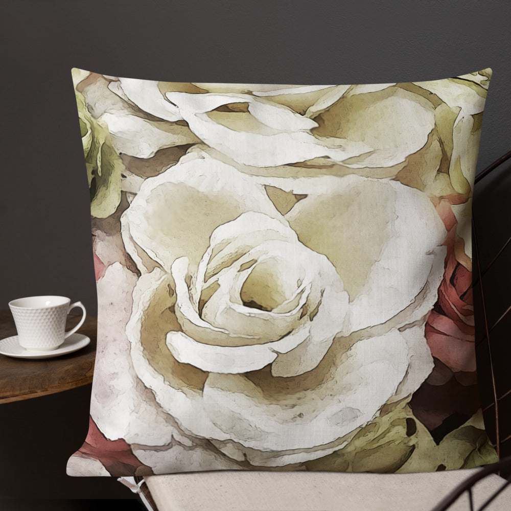 BVC- BanaVieja Collection- Premium Pillow SENSUAL FLOWERS 2