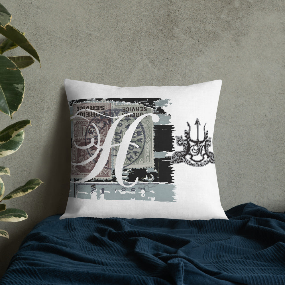 HYC- Habana Yacht Club- Premium Pillow STAMPED