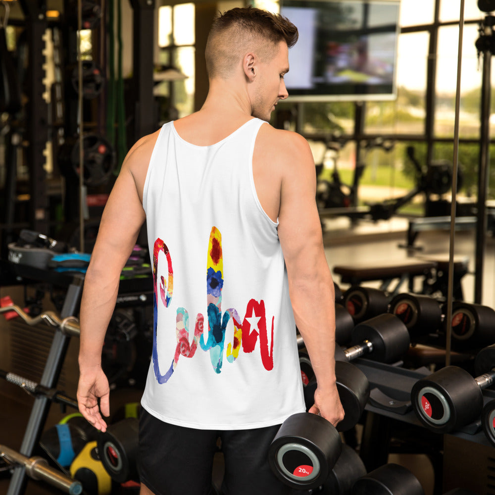 BVC- BanaVieja Collection- Unisex Tank Top CUBA IN COLOR