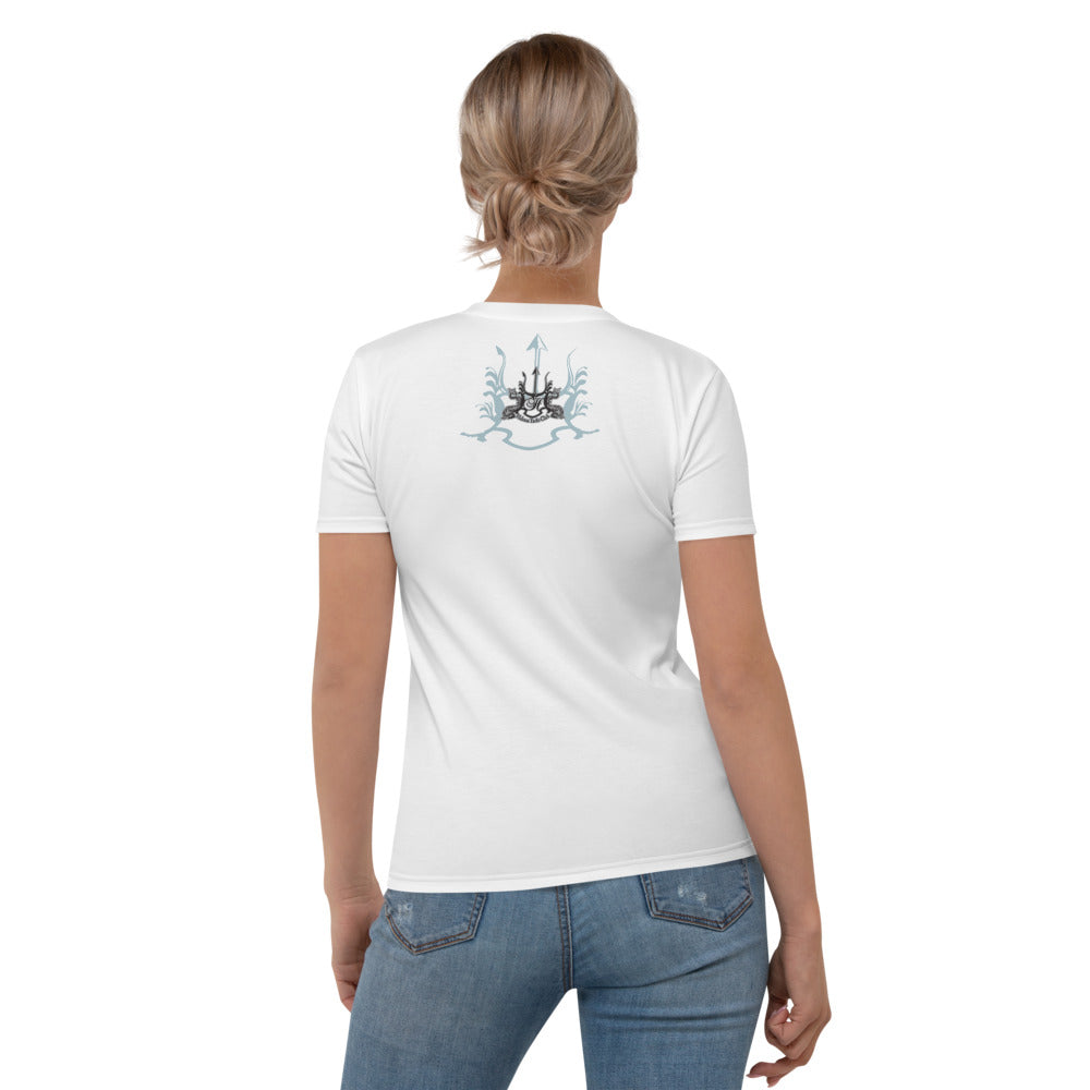 HYC- Habana Yacht Club- Women's T-shirt BLUE TRIDENT