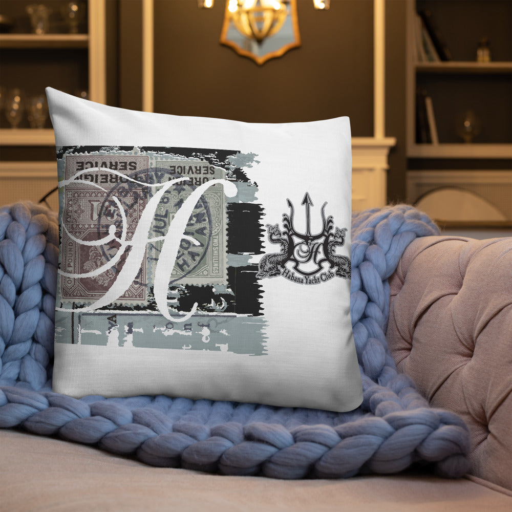 HYC- Habana Yacht Club- Premium Pillow STAMPED