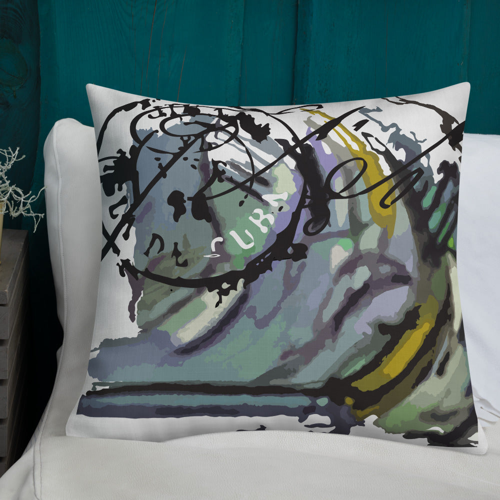 BVC- BanaVieja Collection- Premium Pillow COLORFUL STAMP