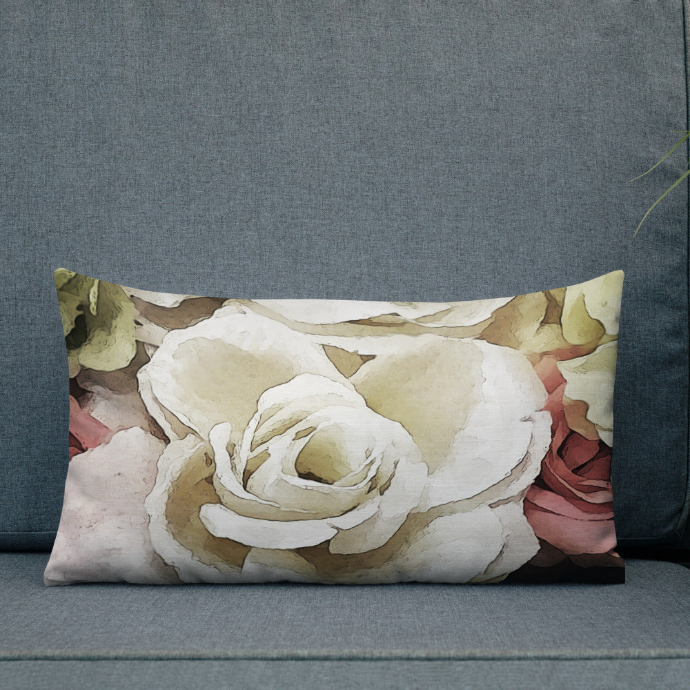 BVC- BanaVieja Collection- Premium Pillow SENSUAL FLOWERS 2