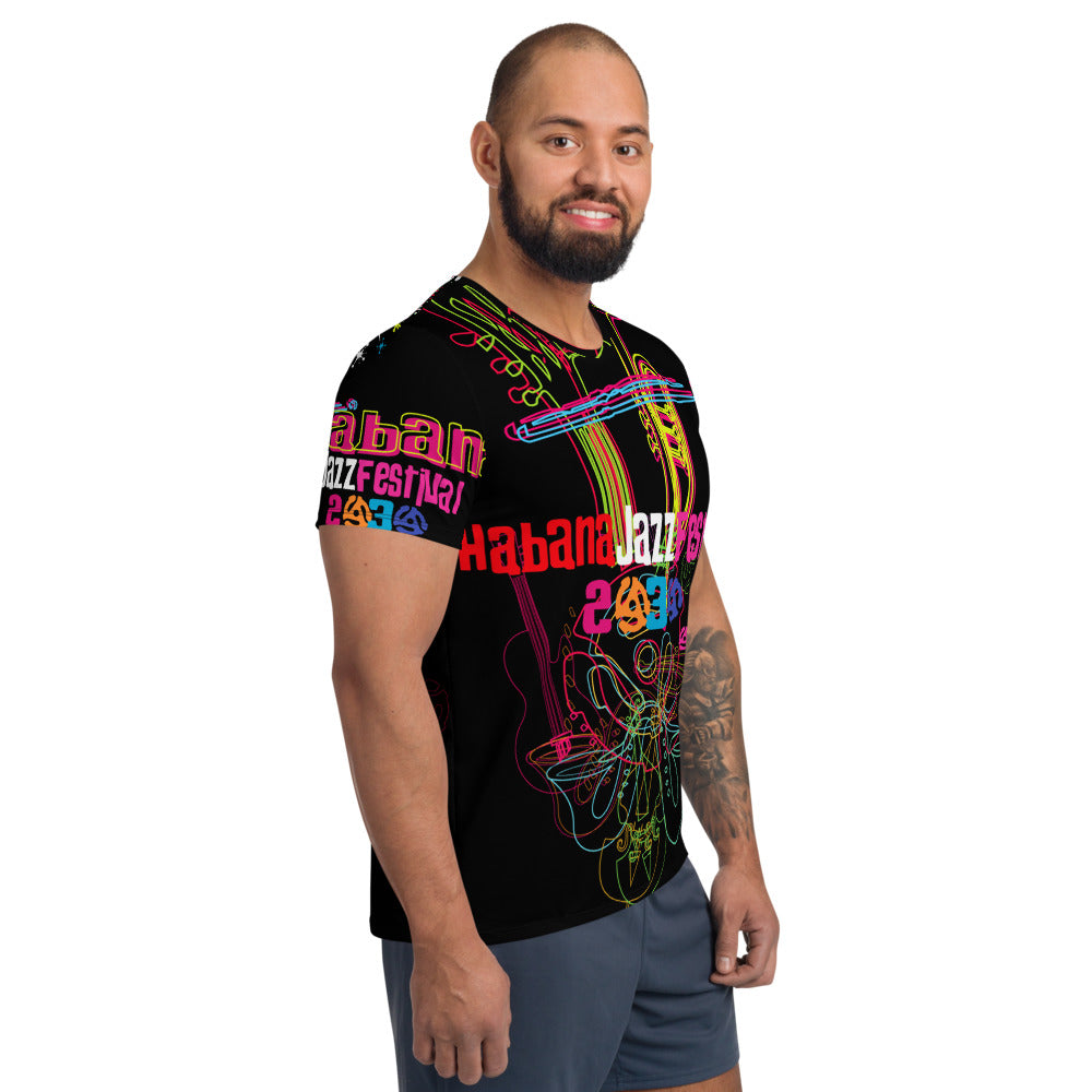 CBC- CopaBana Collection- Habana Jazz Festival- All-Over Print Men's Athletic T-shirt