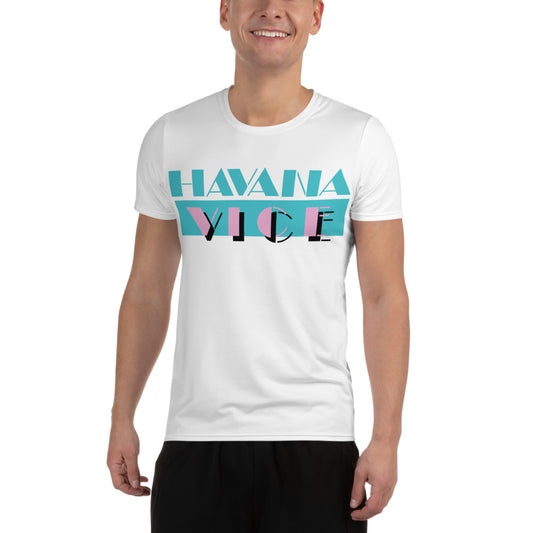 EBC- El Barrio Collection- All-Over Print Men's Athletic T-shirt HAVANA VICE