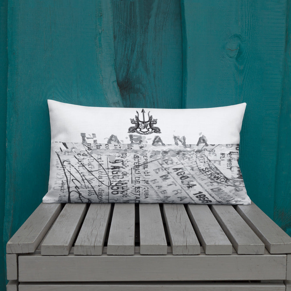 HYC- Habana Yacht Club- Premium Pillow CORKED