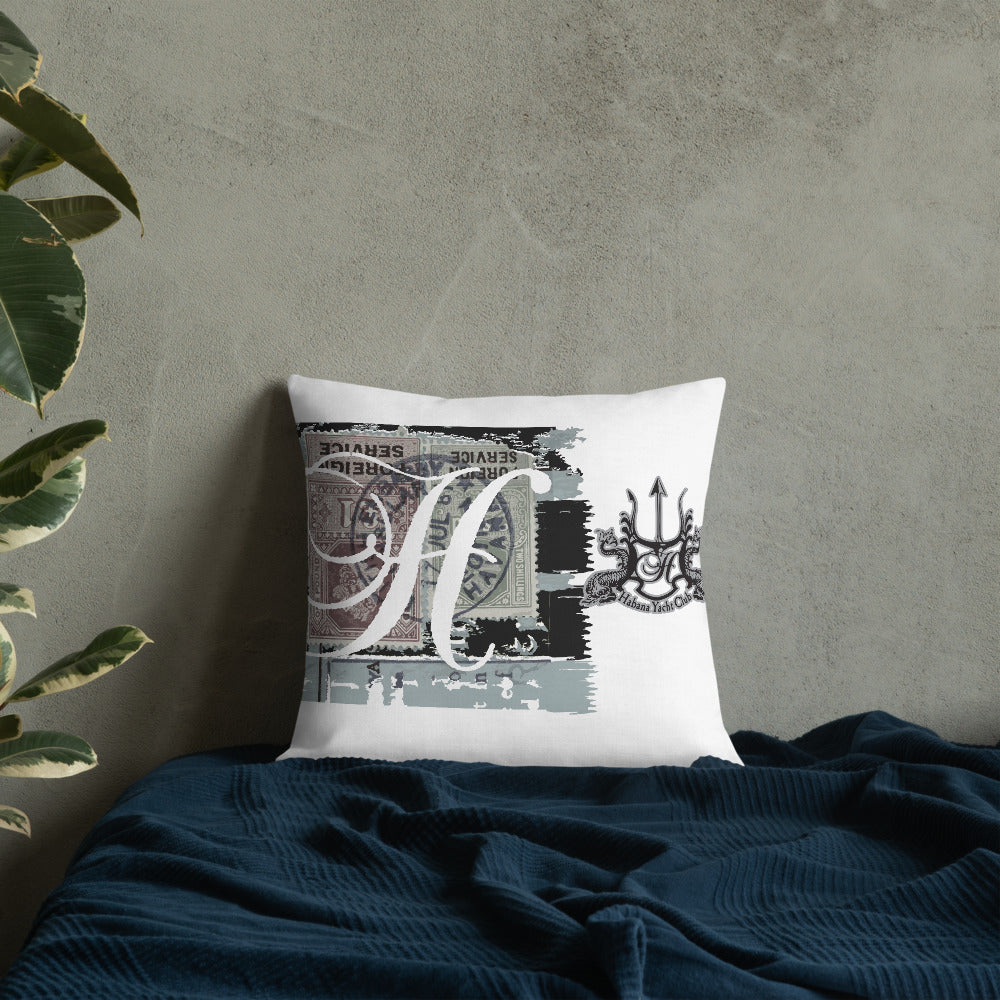 HYC- Habana Yacht Club- Premium Pillow STAMPED