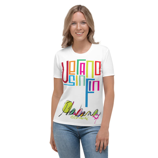 HBC- Habana Beach Collection- Women's T-shirt VERANO SIN FIN