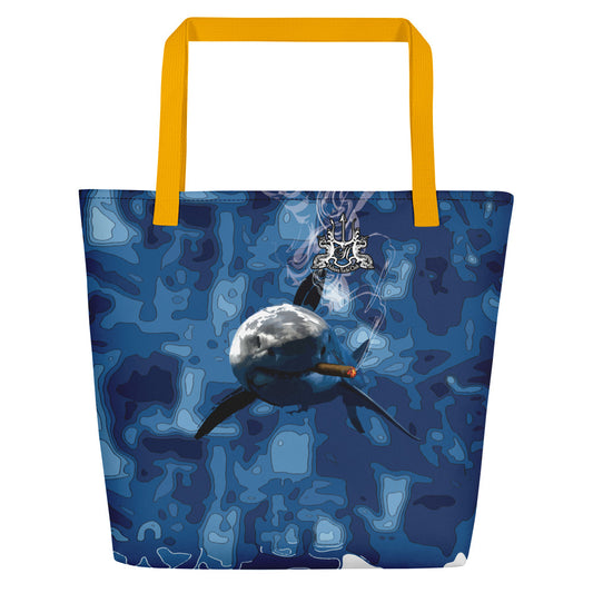 HYC- Habana Yacht Club- Beach Bag BLUE SHARK