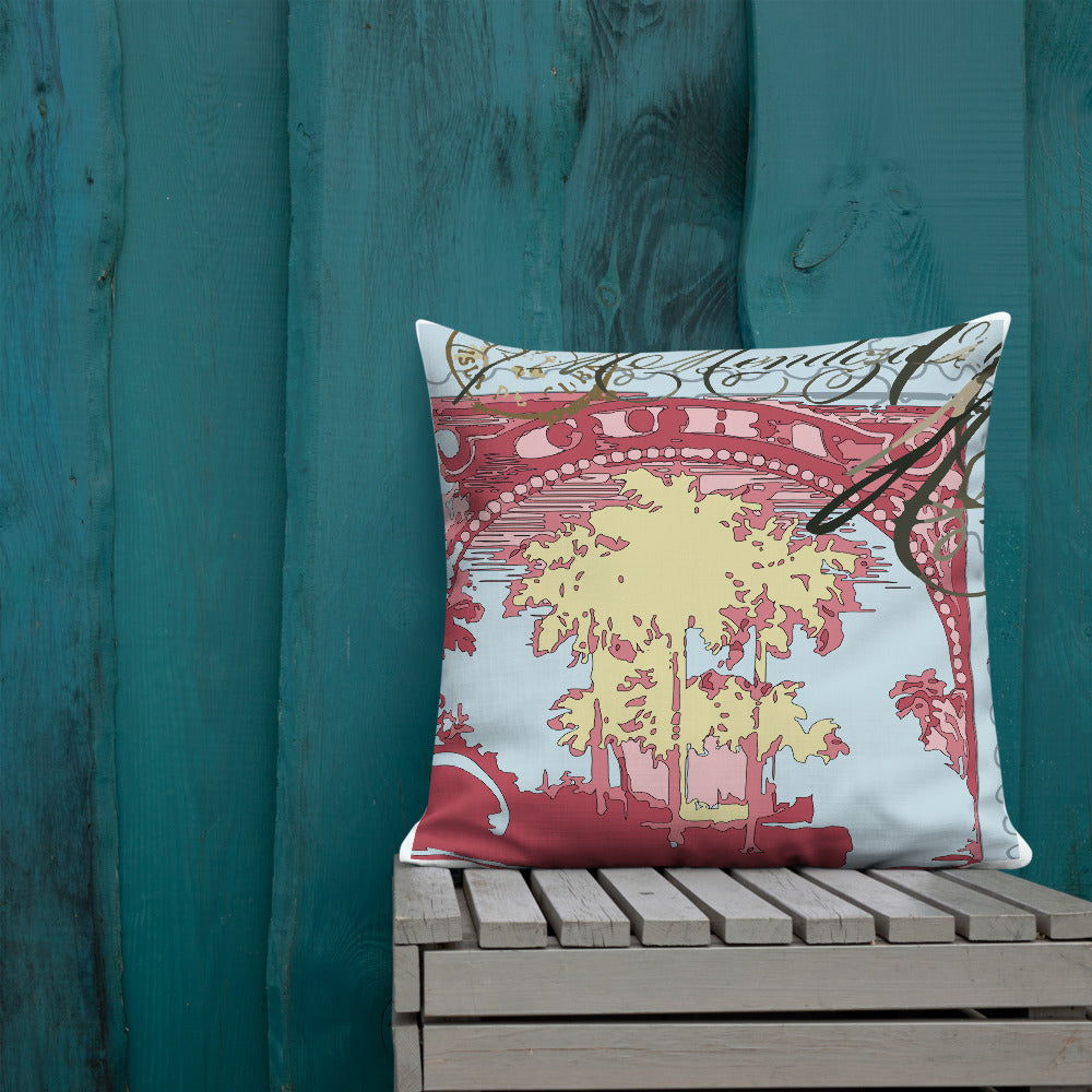 BVC- BanaVieja Collection- Premium Pillow 5 MENDOZA PALMS 2