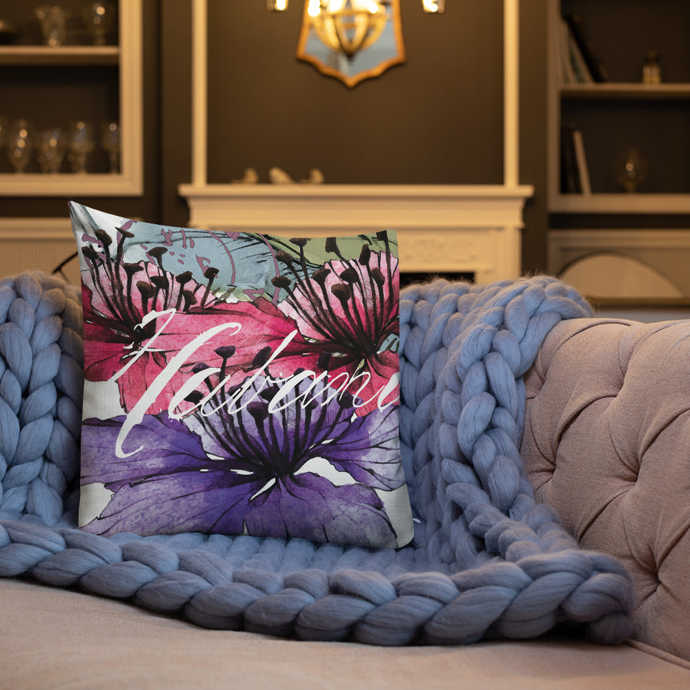 BVC- BanaVieja Collection- Premium Pillow HABANA LILIES