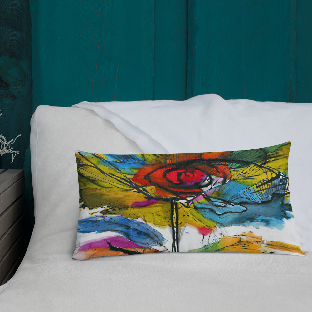 BVC- BanaVieja Collection- Premium Pillow COLORFUL FLOWER